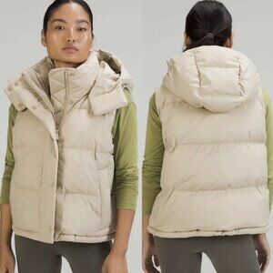 Lululemon Wunder Puff Cropped Vest Trench Size 4
